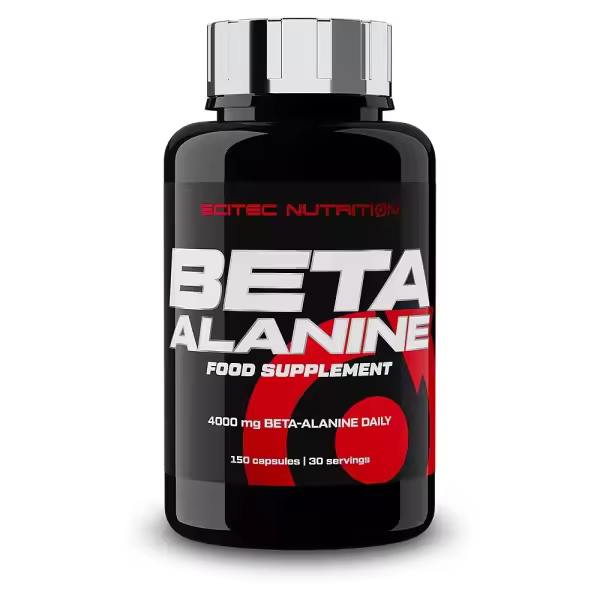 SCITEC Nutrition Beta Alanine - Suplemento de Beta-Alanina - 150 cápsulas - Mejora el rendimiento físico - Encapsulado - Reduce la fatiga muscular - Promueve la salud metabólica. - 1