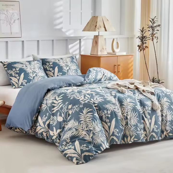 Lekesky Pink King Size Duvet Cover Sets 3 Piece Boho Stripe Print - Soft Microfibre Bedding Sets King Size Duvet Cover (1x Quilt Cover, 2x Pillowcases) Pink Bedding 230x220 cm - 1