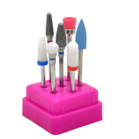 Juego De 7 Piezas De Corte Para Manicura Cortadores De Cerámica Para Broca Eléctrica Máquina De Manicura Y Pedicura Corundum - details 3