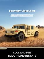 Bloques De Construcción Militar H1 510PCS Vehículo Off-road Para Colección Y Juego Educativo Para Niños Regalos De Fiestas Y Vacaciones - details 0