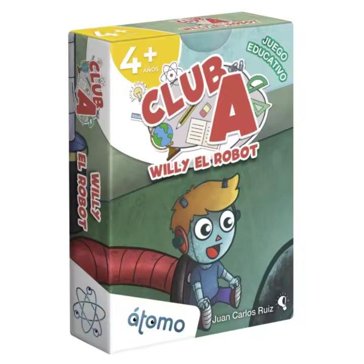 Club A – Willy el Robot | Juego Educativo de Figuras y Colores +4 | Átomo Games - 1