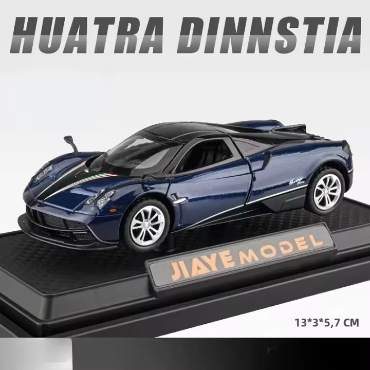 Modelo De Coche De Aleación De Metal Pagani Dragon China Rojo Escala 1:36 Juguete Coleccionable Para Niños Regalos De Juguete - 1