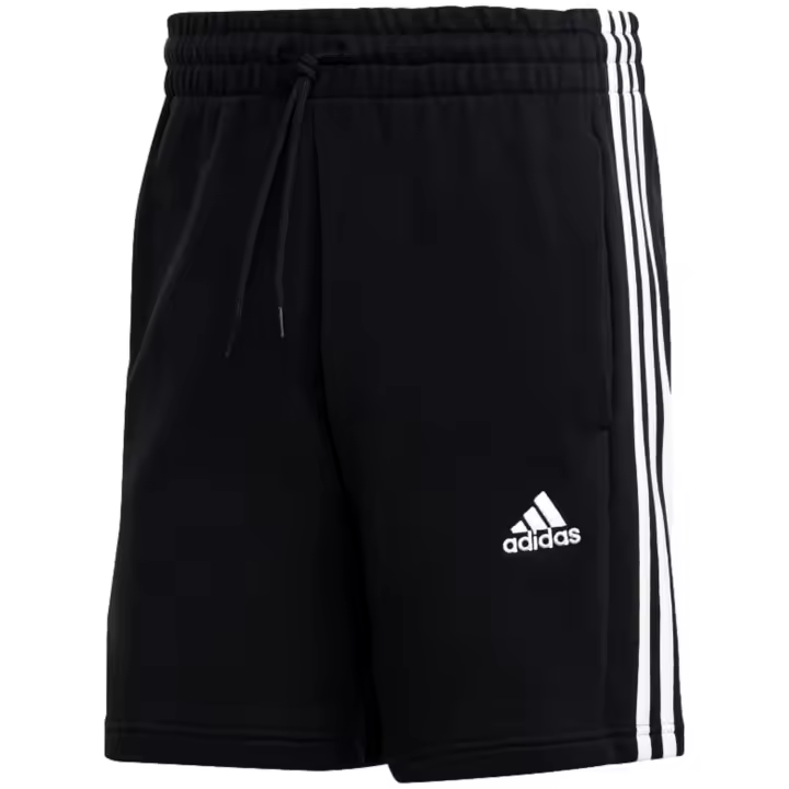 Pantalon Corto Adidas Essentials French Terry 3 Bandas para unisex en color negro - 1