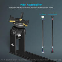 Mecpow G5 Rodillo Giratorio Láser Con Tres Pinzas De Ángulo Ajustable Para Objetos De Formas Múltiples, Compatible Con Casi Todas Las Máquinas De Grabado Láser, Viene Con Soporte De Altura - details 8