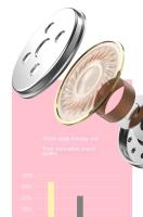 Bonitos auriculares inalámbricos Cat Ears con luz de flash, tarjeta TF, conector de 3,5 mm, micrófono con cancelación de ruido, control de volumen, cable desmontable, conectividad inalámbrica, compatibles con tabletas, batería recargable de polímero de li - details 5