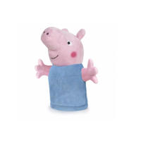 Famosa- Peluche Marioneta Peppa Pig ,Juguete,rojo peppa ,azul hermano george,ninos,ninas,regalo,con sonido,cerdito, - details 3