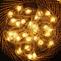 Cadena De Luces LED 3M Cristal De Bola Para Jardín Camping Decoraciones De Ramadan Instalación Autónoma Forma De Bola - details 8