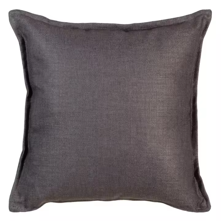 Cojín Poliéster Gris oscuro 45 x 45 cm - 1