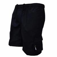 Shorts De Verano 2024 Para Hombre Estilo Militar Cargo Con Bolsillos Pantalones Rectos Elásticos De Cintura Media Algodón Y Poliéster - details 5