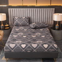 Set De Sábanas Y Fundas Para Almohadas Tamaño Reina Tema Del Amor Impresión Agradable Al Tacto Amigable Con La Piel Para Todas Las Estaciones - details 4