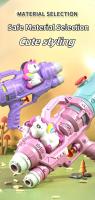 Juguete De Agua Unicornio Y Dinosaurio Con Dos Boquillas Juguete De Agua Para Niños Pistola De Agua De Dibujos Animados Juguete De Piscina Para Verano Tipo Presión - details 9