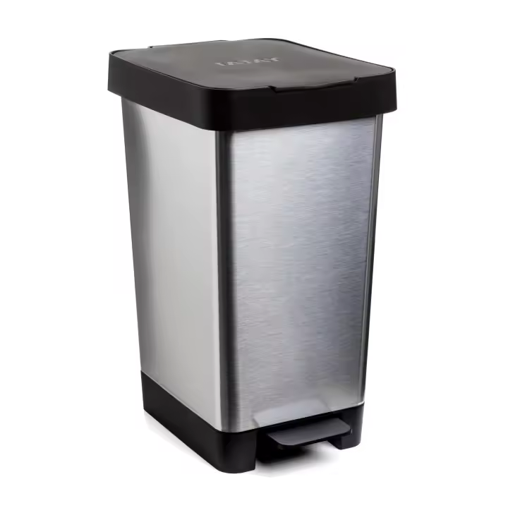 TATAY 1021301 CUBO PEDAL 25L SMART STEEL GRIS - 1