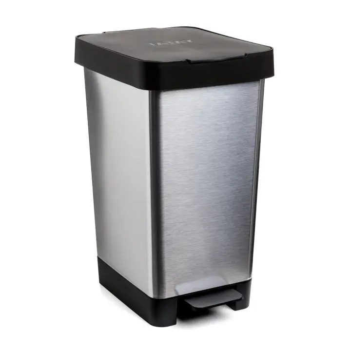 TATAY 1021301 CUBO PEDAL 25L SMART STEEL GRIS - 1