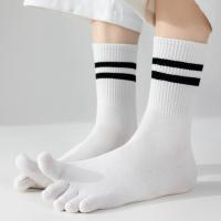 5 Pares De Calcetines Antideslizantes Para Mujer Deportivos De Yoga Y Pilates Para Otoño Y Primavera Calcetines De Dedos - details 22