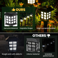 8 Pack Luces Solares Para Jardín Impermeables Decorativas Para Paisaje Patio Camino De Acceso Iluminación De Escenario Solar - details 10