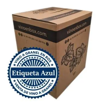 Vino Tinto Etiqueta Azul en bag in box 15 litros - Vinoenbox.com - Urizarna - 1