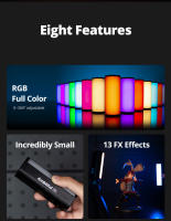 Mbitful K6 Mini Luz De Tubo RGB Portátil Para Fotografía Y Video Lámpara De Rellenado Magnética 2500-9000K Para Vlog Youtube - details 1