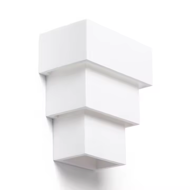 Ledkia Aplique de Pared Yeso Tatane Blanco - 1