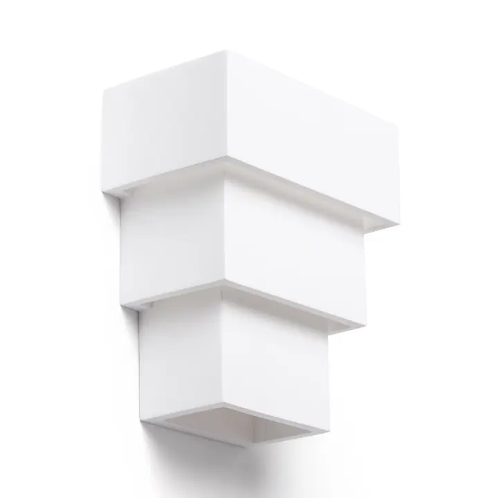 Ledkia Aplique de Pared Yeso Tatane Blanco - 1