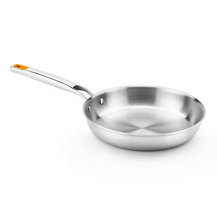 BRA EFFICIENT INOX - Sartén 26 cm en Acero Inoxidable con Triple Capa. Apta Inducción - 1