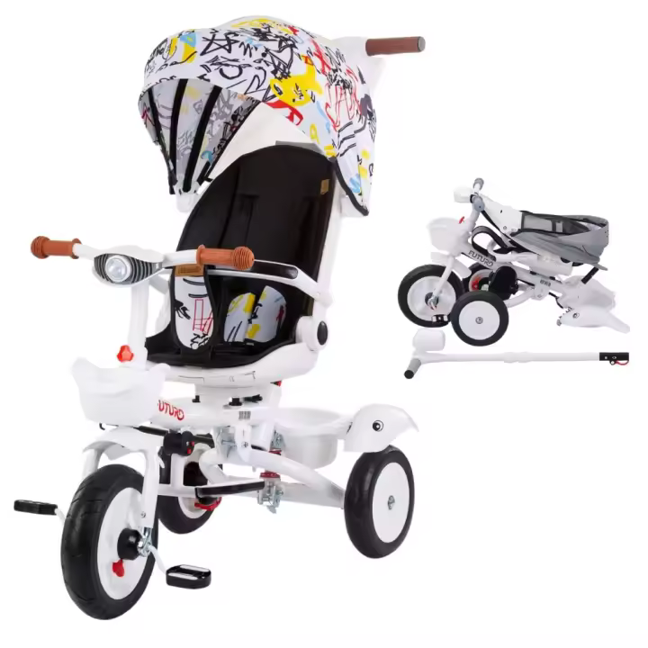 Chipolino Triciclo con sillín giratorio 360  y capota FUTURO de Chipolino - 1