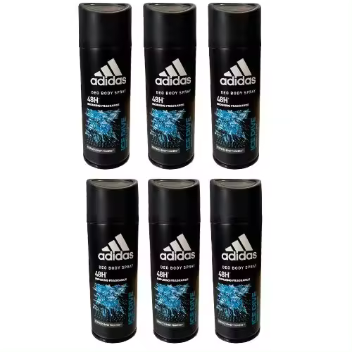 Adidas Ice Dive - Desodorante para hombre- 48h de protección -  Pack AHORRO de 6 unidades x150ml - 1