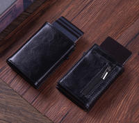 Carth para Hombre con Tarjetero Bloqueo RFID. Hombre cartera con Monedero. Incluye Tarjerero Bloqueo RFID con Pop Up para Tarjetas. Más lidero y elega. - details 8