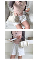 Bolso Bandolera De Nylon Plateado Para Mujer Estilo Casual Verano Bolso De Hombro Redondo Versátil Moda Alta Con Cierre De Cremallera - details 7