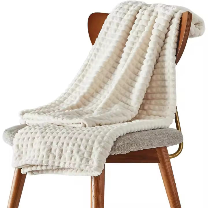 Manta a cuadros de franela, manta suave y cómoda para otoño e invierno, manta para cama, manta cálida para la siesta Manta de sofá - 1