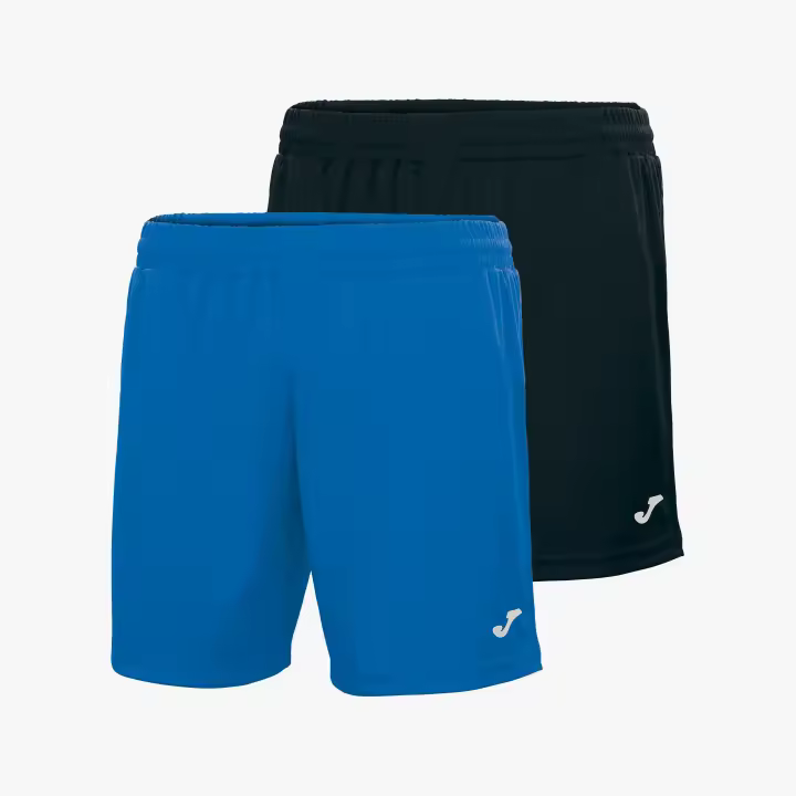 Pack de 2 Shorts Hombre Joma 100822 Royal y Negro Transpirable - 1