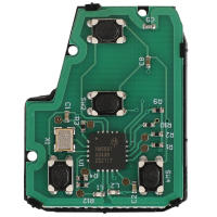Jingyuqin Botón De Goma Para Llave Remota De Coche HYQ12BDP 314MHZ 89070-42880 Compatible Con Toyota Tacoma TACOMA RAV4 KLUGER 2/3/4 Botones - details 2