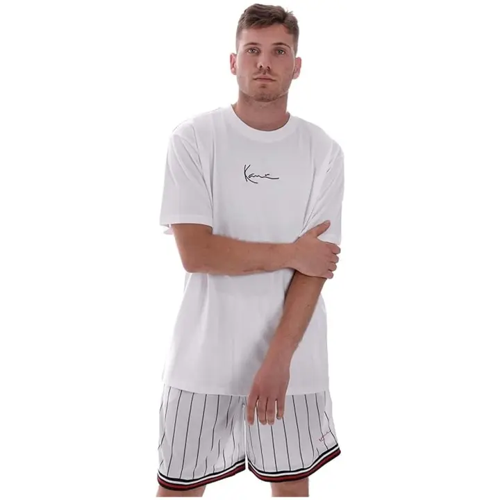Camiseta de Manga Corta Karl Kani Small Signature para hombre en color blanco - 1