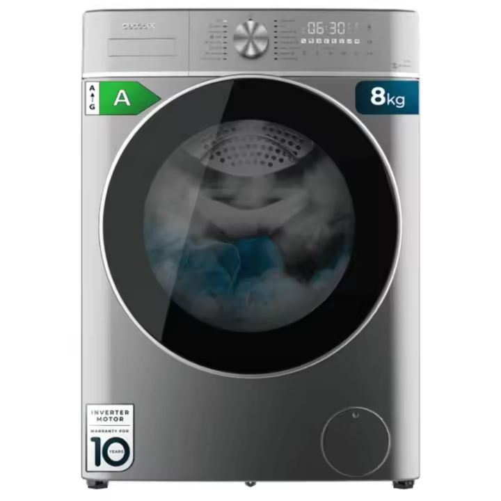 Lavadora Libre Instalación CECOTEC DressCode 8800 Inverter Steel A 8Kg - 1