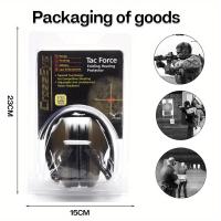 Protector De Oídos Antirruido Para Tiro Y Caza Muff De Sonido Táctico Protección Acústica Reducción De Ruido - details 5