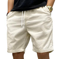 Pantalones cortos de trabajo de peso pesado para hombre, tendencia de verano, pantalones cortos casuales de pana retro de moda para hombre - details 32