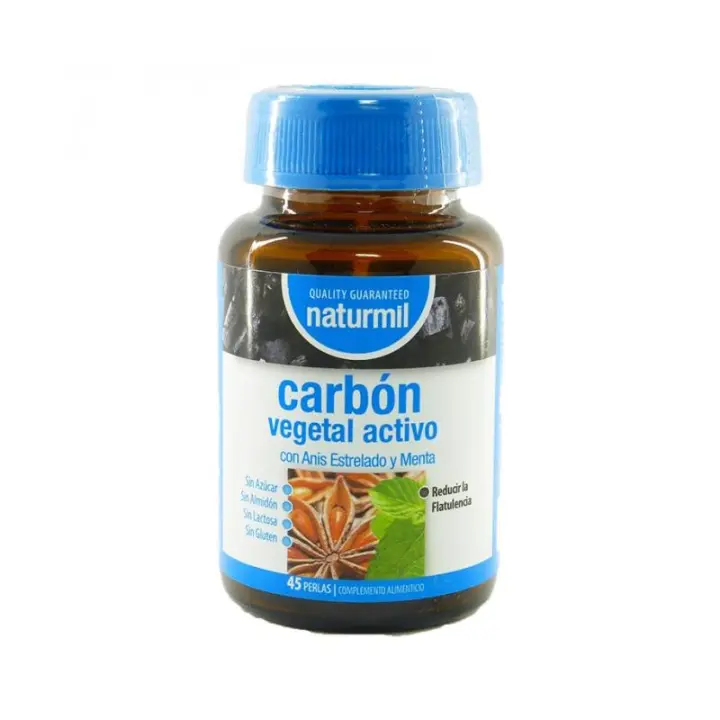 Naturmil Carbón Vegetal 45 Perlas - Multivitaminas - 1