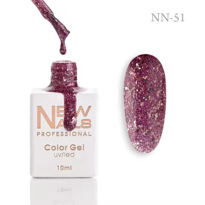 Esmalte semipermanente NN-51    New Nails Professional - 1
