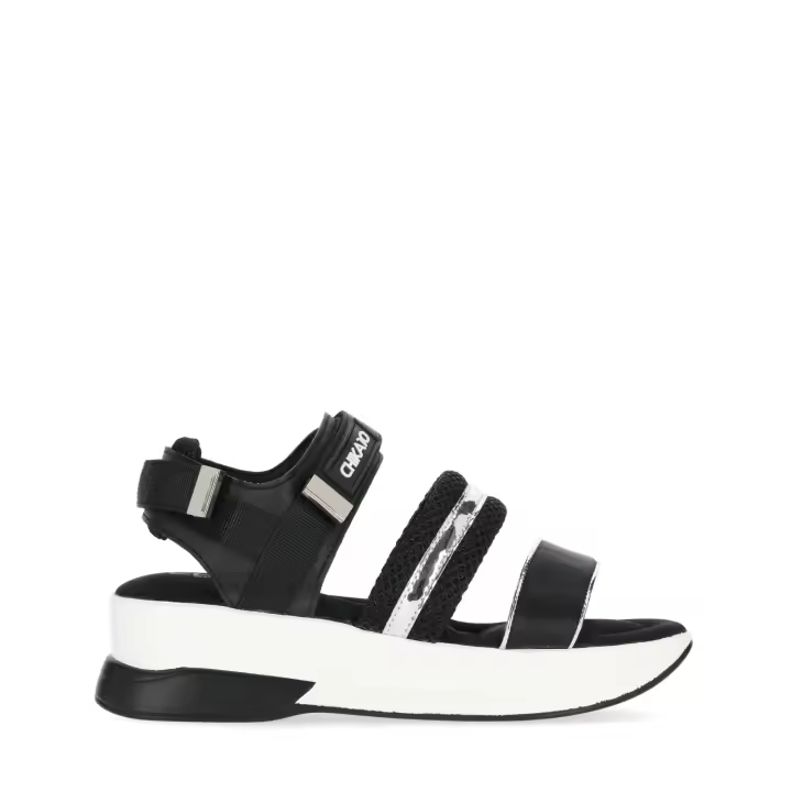 Chika10 NEW AGORA 23 Sandalia de Cuña Negro/Black - 1