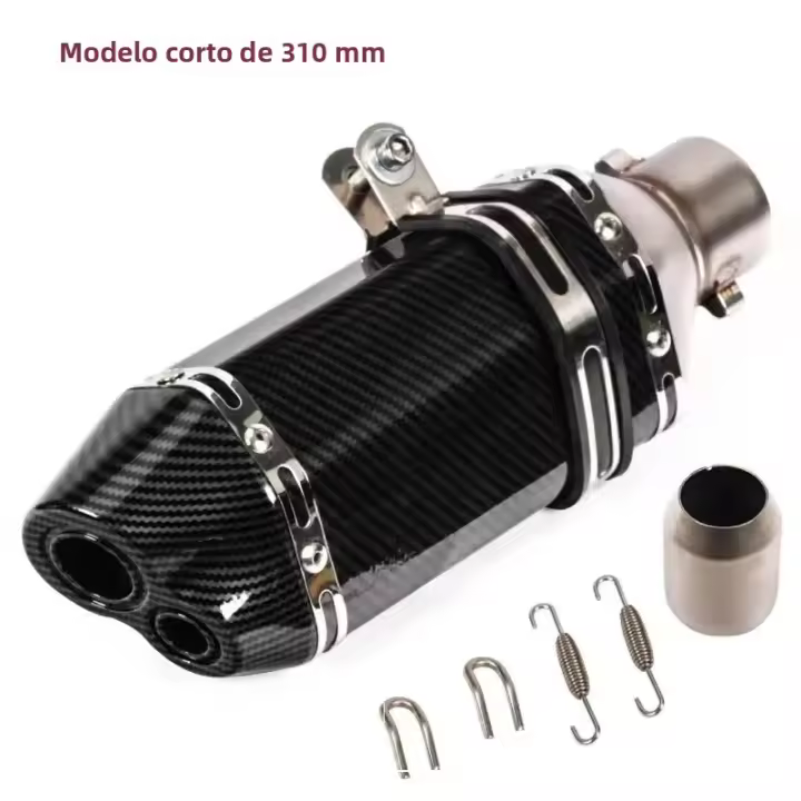 Escape De Moto Tubo De Escape Muffler 51mm Para Motocicleta Accesorios De Motocicleta Sistema De Escape Y Emisión - 1