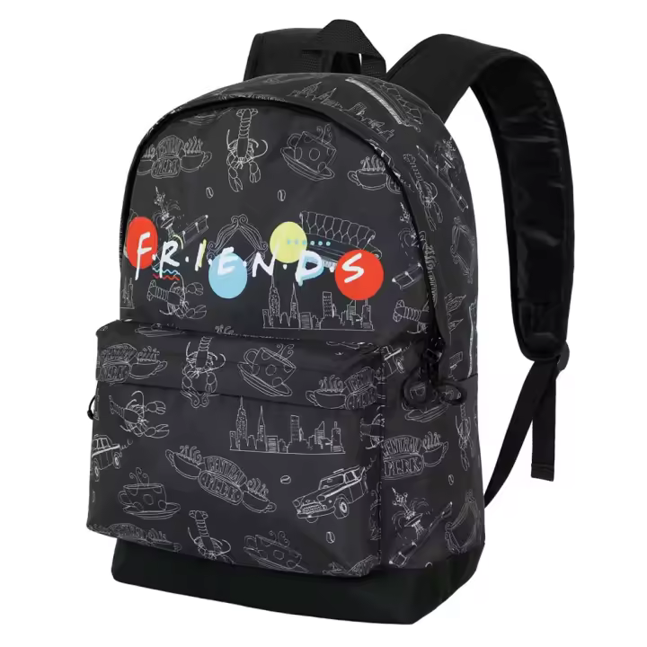 Friends Lights Mochila HS FAN 2.0, Negro - 1