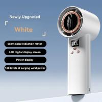 Portátil 2025 Recargable USB con Pantalla Digital LCD - Ventilador de Mano Plegable 100 Velocidades Ajustables, Soporte Turbo y 3 Modos - Enfriador Silencioso para Exteriores, Camping, Deportes, Eventos, Oficina y Viajes - details 4