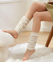 Harajuku Fashion Leggings Tejidas Al Estilo Japonés Calcetines Retro Coreanos Para Estudiantes Socks Blancas Calor Otoño Invierno Poliéster Acrílico Lana - details 5