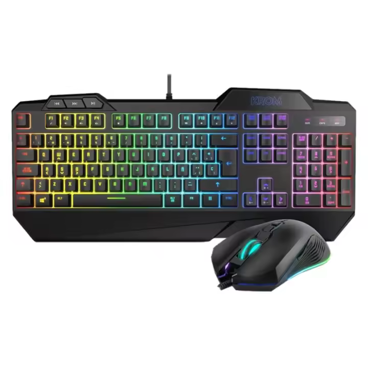 Krom Pack Teclado Semimecanico y Raton Krusher SP - 1