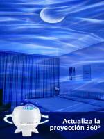 Proyector De Estrellas Aurora Lámpara Nocturna Pequeña Con Ambiente Galaxia Luz De Velocidades Recargable USB Altavoz Para Decoración De Habitaciones - details 4