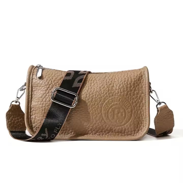 ZLY Bolso de hombro de piel de vaca auténtica para mujer, bandolera de cuero suave, tendencia 2023 - 1