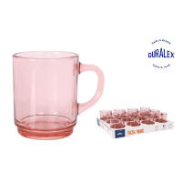 STARLEY-Duralex Taza mug Versallles 260 ml,Juego de 12 Tazas con Asa Vidrio,Rosa,Azul,Verde - details 1