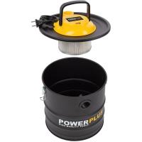 Aspiradora de cenizas económica POWERPLUS 1600W 20 litros. Apto para Estufas de Pellet, Chimeneas o Barbacoas BBQ de jardín, parrillas de verano. Pack disponible con filtro, deshollinador y limpiacristales. - details 0