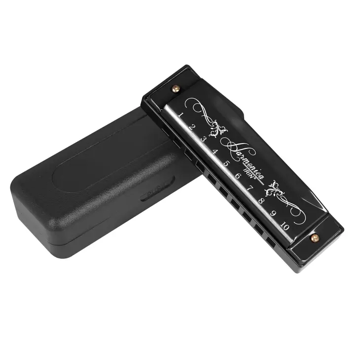 Harmonica IRIN De 10 Agujeros Y 20 Tonos En Clave C Instrumento De Viento De Madera Para Principiantes Adecuado Para Enseñanza Y Juego Regalo Colorido - 1