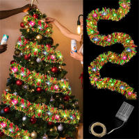 Guirnalda De Navidad Dingion De 16 Pies Con LED Y Metálico Brillante Decoraciones Colgantes Para Fiesta De Navidad Interior - details 6