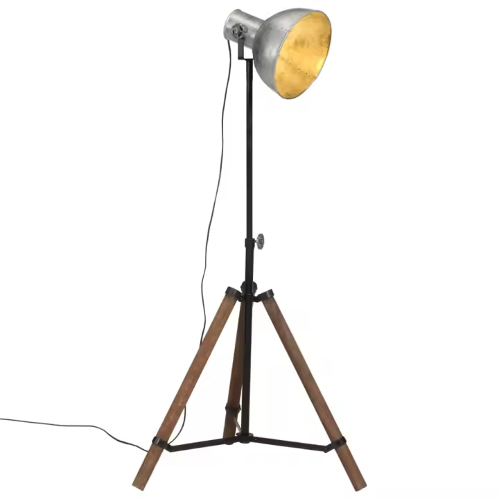 vidaXL Lámpara de escritorio latón vintage 25 W E27 75x75x90-150 cm Color Latón,  Azul,  Blanco y mas - 1